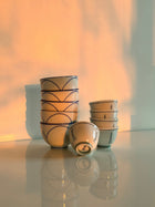 Yunomi Teacup Set — Cobalt Petal