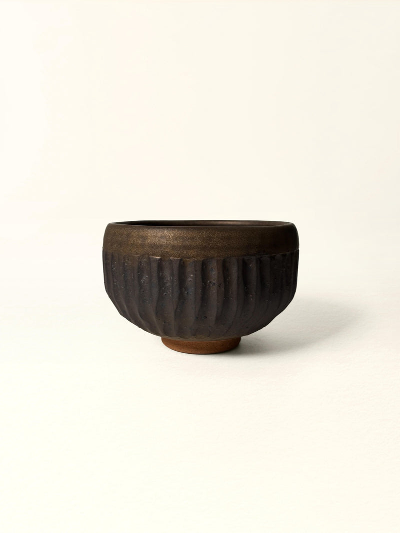 Matcha Bowl — Carved Earth - Gift Box