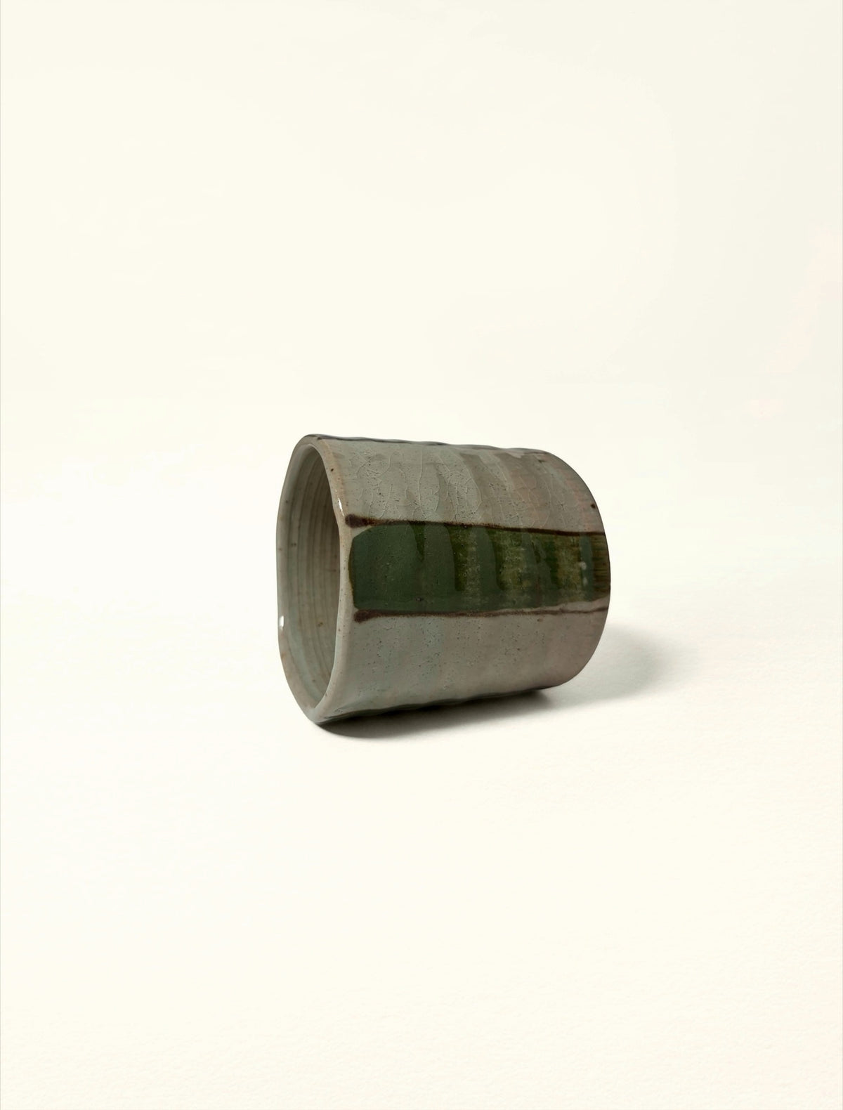 Yunomi Teacup — Oribe Green