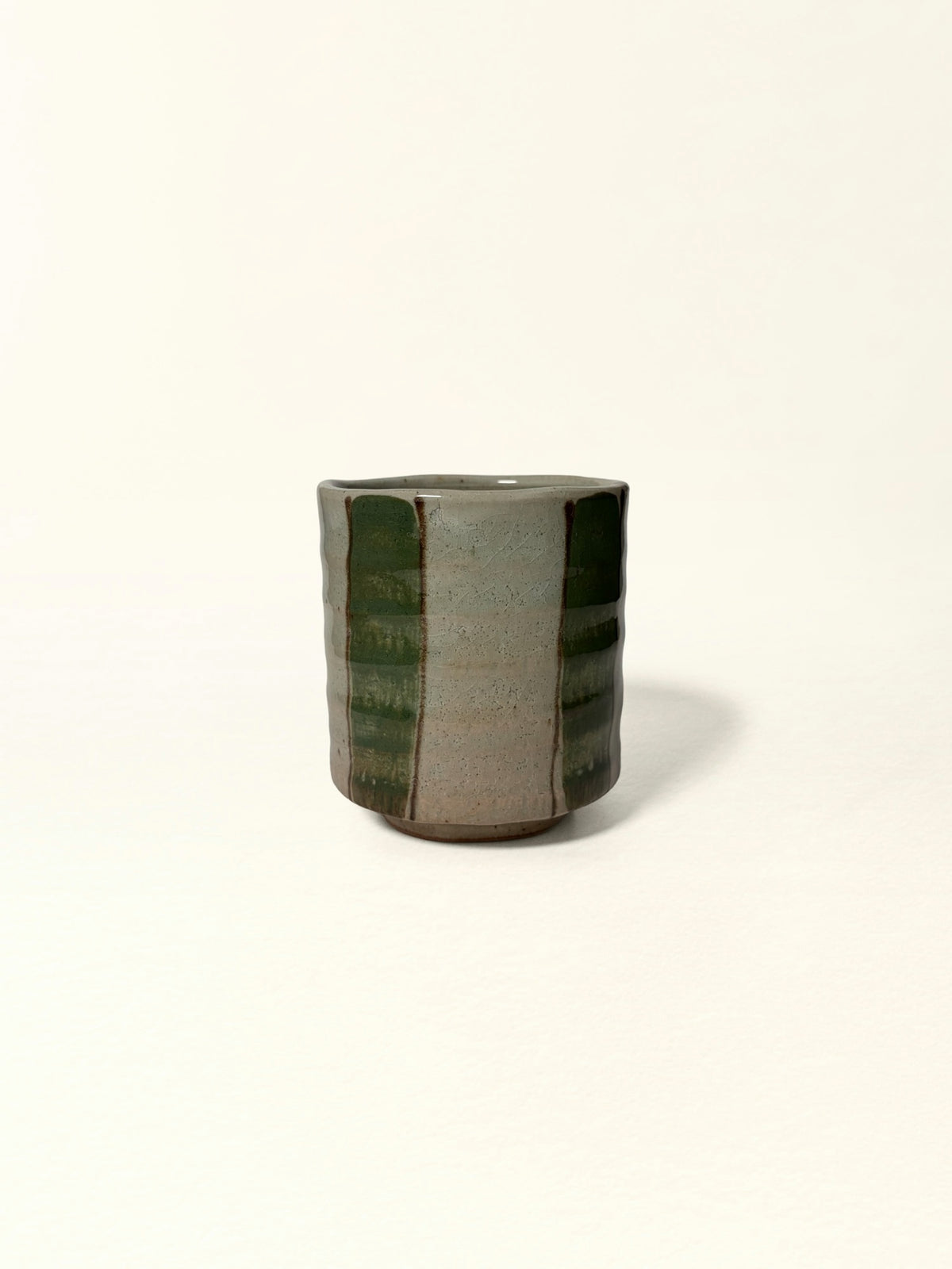 Yunomi Teacup — Oribe Green